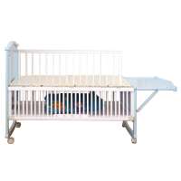 乐奇宝贝婴儿床FD801蓝白