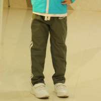 英格里奥男童休闲长裤LLB10406（橄榄绿120）