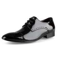 ZERO意大利零度秋冬新款意式经典正装鞋男士皮鞋黑色S92091(42)