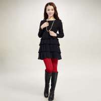 唐狮 女蕾丝裙61242110440890105(黑色L)