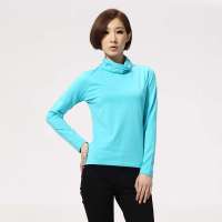 唐狮 女装翻领T恤衫1062605026204(水蓝M)