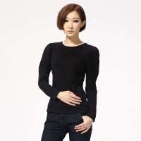 唐狮 女圆领T恤衫(配围巾)11042102310890102(黑色XS)