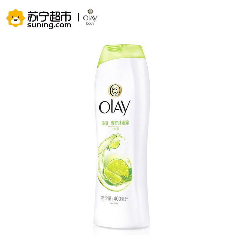 玉兰油(OLAY)沁醒清爽沐浴露400毫升 宝洁出品 控油平衡 保湿