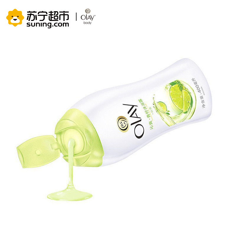 玉兰油(OLAY)沁醒清爽沐浴露400毫升 宝洁出品 控油平衡 保湿