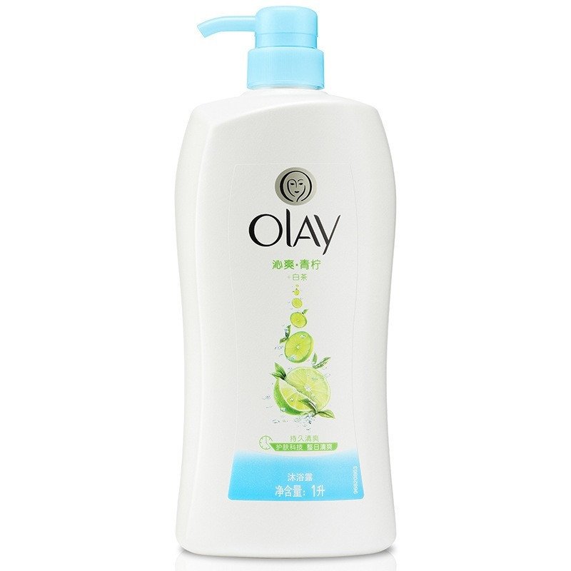 玉兰油Olay美肌清爽沐浴露沁醒清爽 1000ML泡澡 控油清洁