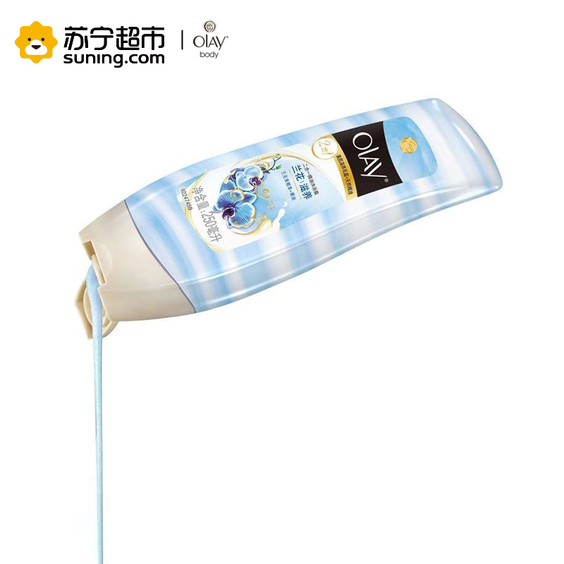 玉兰油(OLAY)兰花滋养二合一精油沐浴霜沐浴露250毫升泡澡 宝洁出品