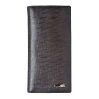 CROCODILE(鳄鱼恤)时尚几何图形牛皮男钱包15111050啡色