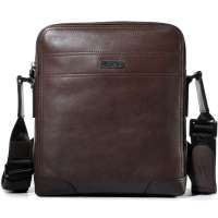 CROCODILE(鳄鱼恤)牛皮时尚商务男士专用包 经典实用单肩斜跨男包11212024