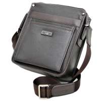 CROCODILE(鳄鱼恤)时尚男士单肩斜挎男包BYD198009-203啡色