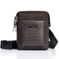 CROCODILE（鳄鱼恤）时尚休闲男士简约实用男腰包11122071啡色