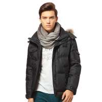 2012 秋冬新品 波司登 羽绒服正品 男大众休闲经典短款 B120112112094(燕羽灰)190/104A