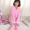 金丰田女士秋冬珊瑚绒家居服套装粉色(M)1790