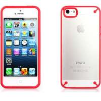 Snowkids苹果附件iphone5 超薄磨砂保护壳(红色)