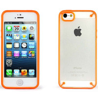 Snowkids苹果附件iphone5 超薄磨砂保护壳(橙色)