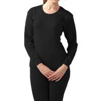 CK STORM 女士精梳棉圆领内衣套装N10679-22(黑色/L)