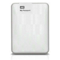 西部数据(WD) My Passport 500G 白色带包 移动硬盘(WDBKXH5000AWT-PESN-CH)