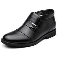 红蜻蜓冬正装商务休闲高端男棉鞋WTD24611,黑色,42码