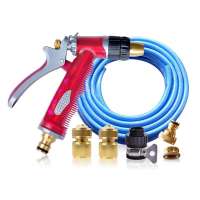 虎贝尔 洗车水枪 洗车器 高压水枪 洗车机 H812套装 红色25米