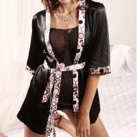 以诗萜凝露娇啼性感家居服黑色(均码)412026