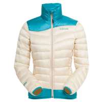 ACOME阿珂姆阿夏利女式超轻羽绒服AG122D2029(奶白色/石绿色/170)