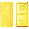金叶珠宝千足金金条盛福金10g