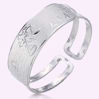 金叶珠宝千足银手镯 十二星座-天秤座