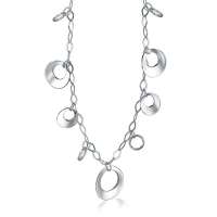 周生生 Pt950铂金铂金心影系列项链 42881n