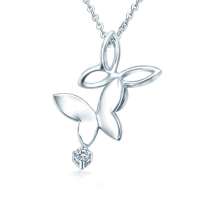周生生 Pt900铂金钻石吊坠 46996p
