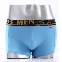 23MEN爱杉士高档男士莫代尔活力色彩平角内裤天蓝色(M)PJV07