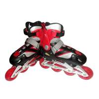 ACTION动感高档铝架可调节轮滑鞋旱冰鞋溜冰鞋PW126(M号)(红色)