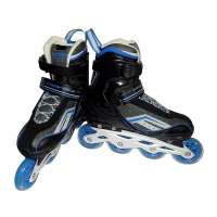 ACTION动感高档铝架可调节轮滑鞋旱冰鞋溜冰鞋PW125(L号)(兰黑)