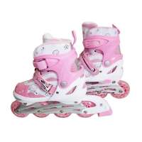 ENPEX乐士高档铝架可调节轮滑鞋旱冰鞋溜冰鞋MS162 (S号)(粉红)