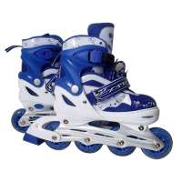 ENPEX乐士高档铝架可调节轮滑鞋旱冰鞋溜冰鞋MS162 (M号)(蓝色)