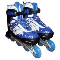 ENPEX乐士高档铝架可调节轮滑鞋旱冰鞋溜冰鞋MS162 (L号)(蓝色)
