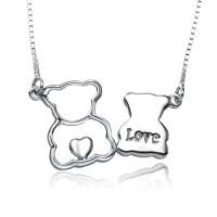 佰色传情韩版925银项链 童话王国BYX008