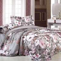 羽之澜芦荟丝印花四件套凡尔赛花园1.5米