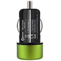 高欣2.1安(FOR IPAD)万能车载充电器G1(亮绿)