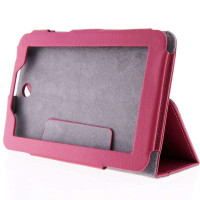 乐歌(Loctek)联想乐PAD A2107保护套PAC843-ROS折叠支架式保护套玫红