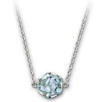 施华洛世奇Swarovski 独特切割蓝色月光水晶项链-1119295