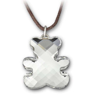 施华洛世奇Swarovski 链坠-晶莹泰迪熊878446