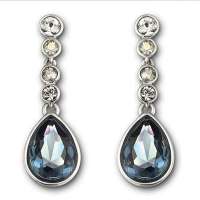 施华洛世奇Swarovski 水晶耳坠-—蓝色雨滴耳坠1062667