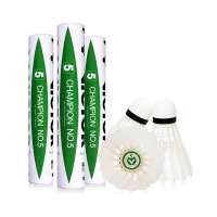 VICTOR威克多天然羽毛12只装羽毛球比赛级5号