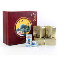 天福茗茶 金采珍茗 安溪乌龙茶叶 特级清香铁观音 200g木礼盒