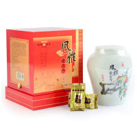 天福茗茶 风雅论古今 安溪特级清香铁观音 250g瓷器茶罐