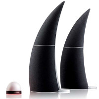 漫步者时尚系列多媒体音箱 E30 黑