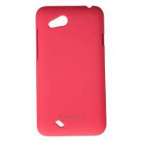 爱易思磨砂手机保护壳HTC T328d红色