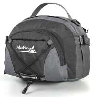 Makino犸凯奴多功能男女户外运动挎包旅行腰包5416(黑色/8L)