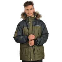 Makino犸凯奴秋冬户外冲锋男款单件顶级保暖防水羽绒服A5117(橄榄绿色/XL)