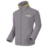 Makino犸凯奴男款户外防风开衫长袖保暖抓绒衣281(灰色/XL)