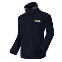 Makino犸凯奴男款户外防风开衫长袖保暖抓绒衣281(藏青色/L)